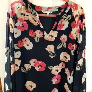 Cabi Tunic Top XL Navy